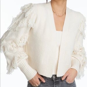 525 America || Fringe Open Cardigan
